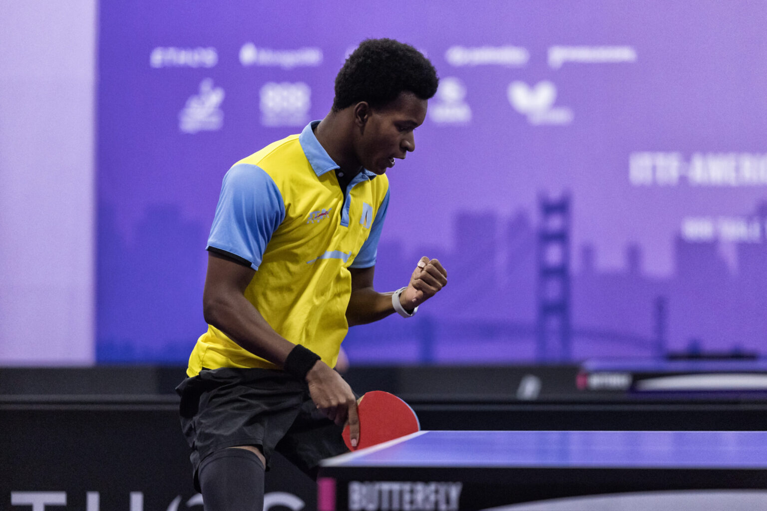 DeAndre Calderon knocked out of ITTF table tennis