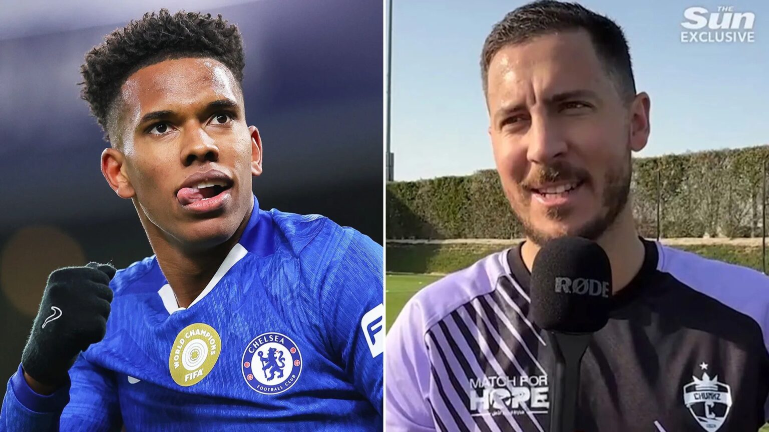 Eden Hazard gives advice to Estevao as he hails Chelsea star and ‘special’ Cole Palmer