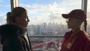 Fran Hennessy and Ellie Bouttell have tense first face off ahead of huge BBC Boxxer clash