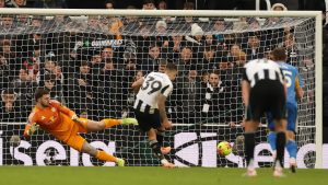 Harvey Barnes makes history as Toon hero scores latest EVER Premier League winner