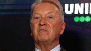 ‘I love that fight’ – Frank Warren talks up huge all-British heavyweight world title bout between ‘two big punchers’