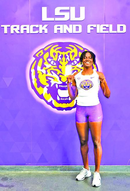 Louisiana State University signs Guyanese sprinter Keliza Smith