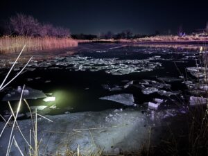Man dies after falling through ice at Aurora pond