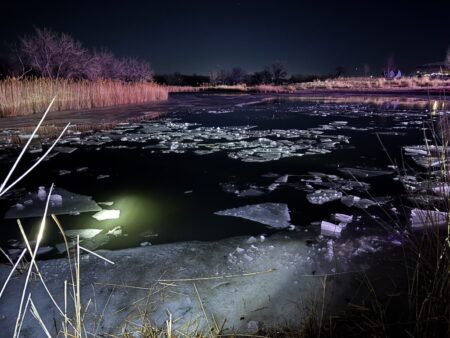 Man dies after falling through ice at Aurora pond