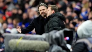 ‘Not a good look’ – Aberdeen chief spotted IN dugout alongside interim boss Peter Leven for Rangers clash at Ibrox