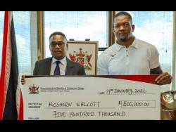 T&T’s Walcott receives TT0,000 reward from gov’t | Sports