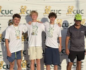 Teenage group sweeps podium at CUC Sea Swim