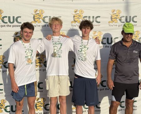 Teenage group sweeps podium at CUC Sea Swim