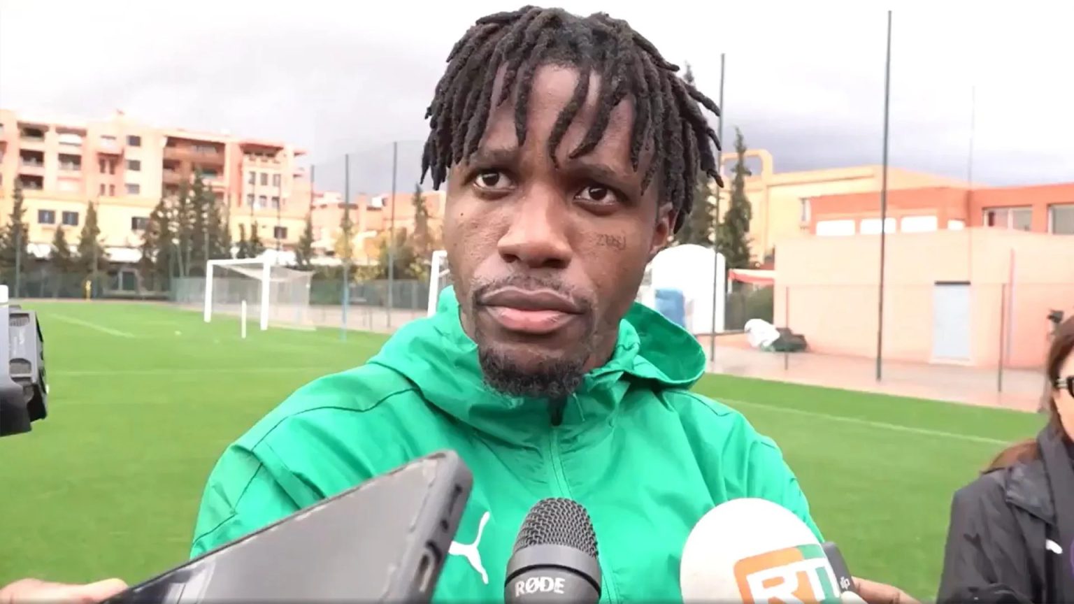 Watch baffled former Man Utd star Wilfried Zaha give blunt response after being asked about Amorim sacking