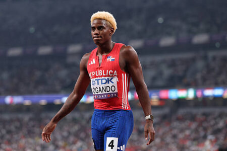 Alexander Ogando sets Dominican indoor 200m record in France