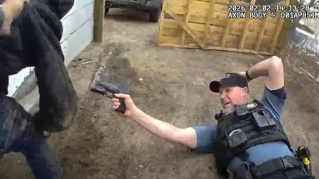 Bodycam video shows Colorado Springs officer shoot suspect who shot another cop, reached for gun