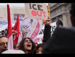 Demonstrators in Milan protest ICE unit at Winter Olympics | Sports