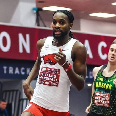 Marshall sets new national 800m indoor record | Sports