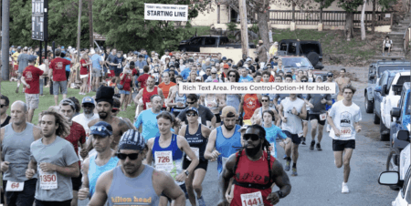 Runners and Walkers Head Up the Road for 8 Tuff Miles Saturday on STJ