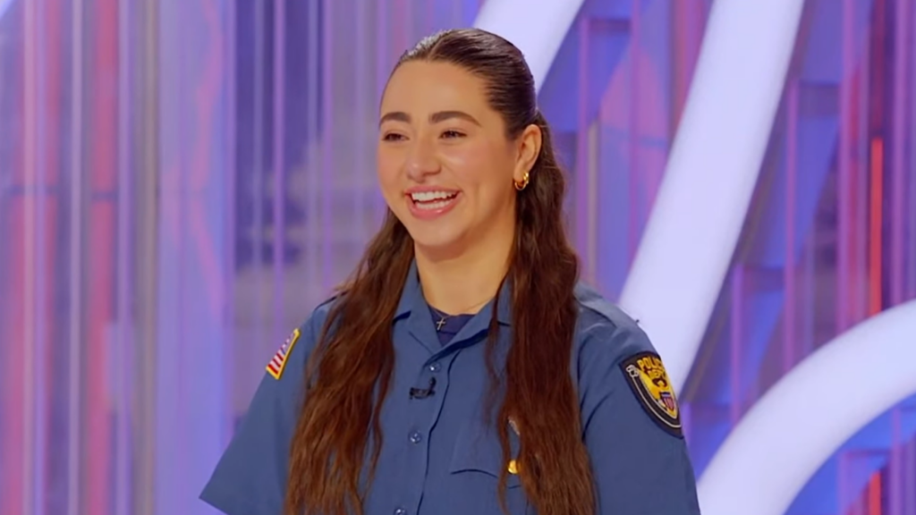 Sea Girt Officer Julia Santiago handcuffs Luke Bryan during ‘American Idol’ audition, earns golden ticket Sea Girt Officer Julia Santiago handcuffs Luke Bryan during ‘American Idol’ audition, earns golden ticket