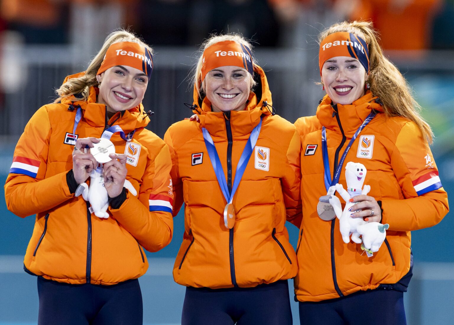 Silver for the Dutch women in skating team pursuit