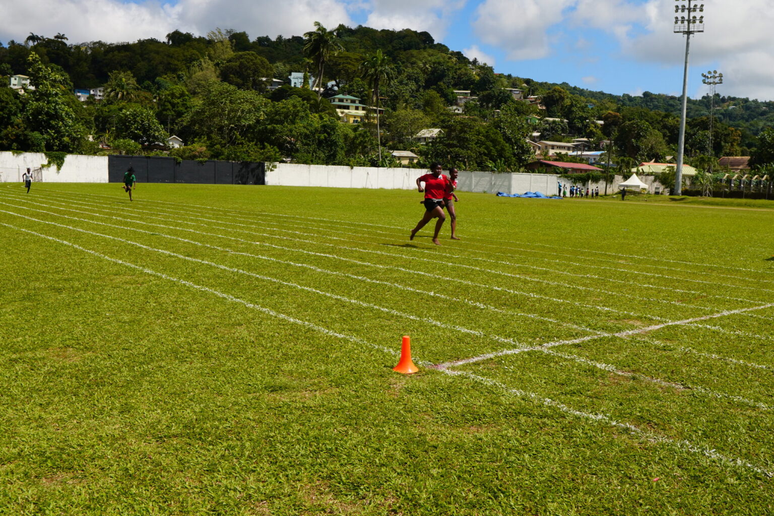 Simon House leads the charge at BCGRCP sports meet