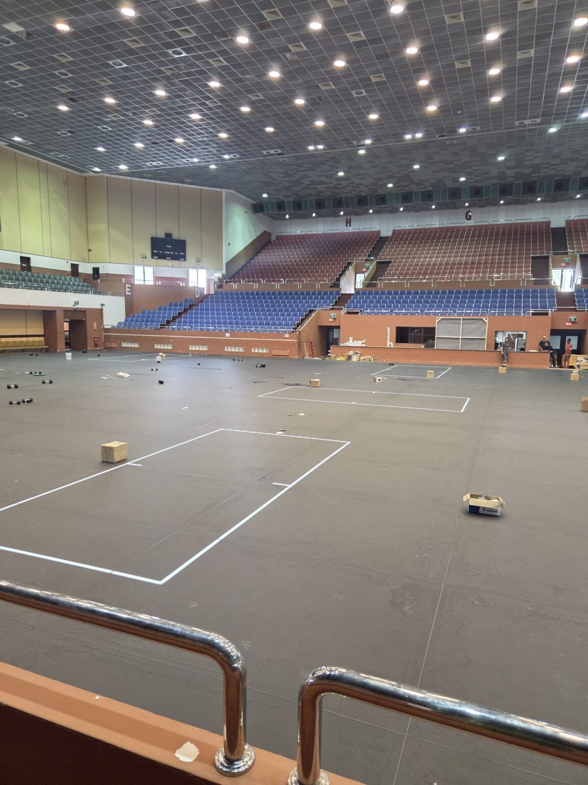 .7 million gymnasium floor upgrade almost complete .7 million gymnasium floor upgrade almost complete