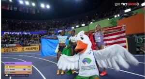 Alfred grabs bronze at World Indoor Championships