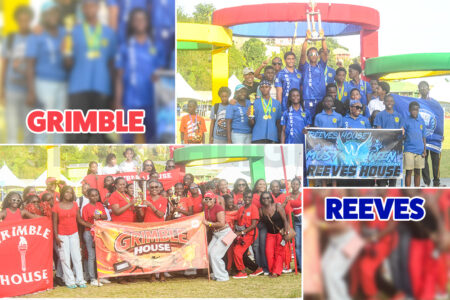 Grimble House upsets, and Reeves House maintains in joint Athletics Meet