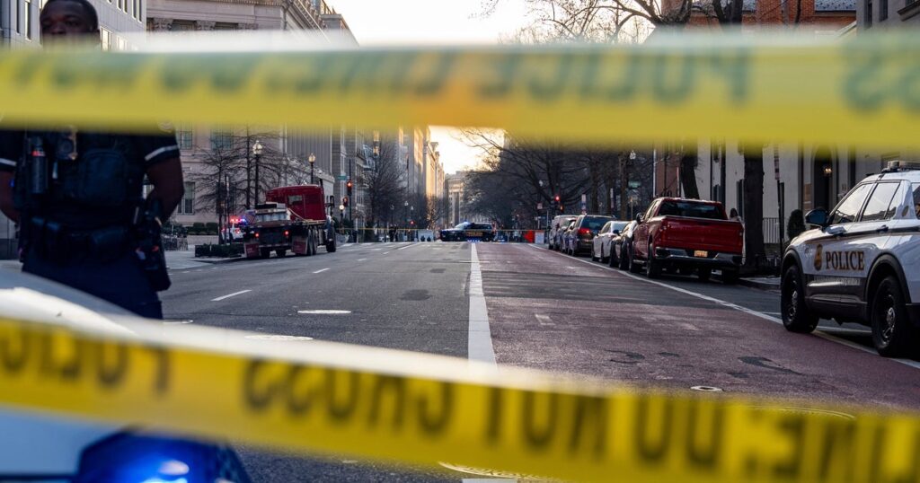 Man Who Drove Van Into White House Security Gate Taken Into Custody