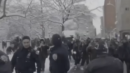 Second arrest after NYPD attacked with snowballs