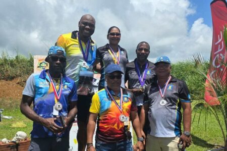 Shooting team returns to Saint Lucia with 12 medals