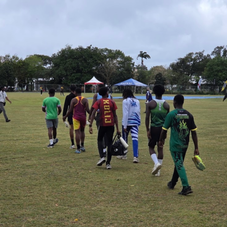 Two qualify for CARIFTA despite soggy start