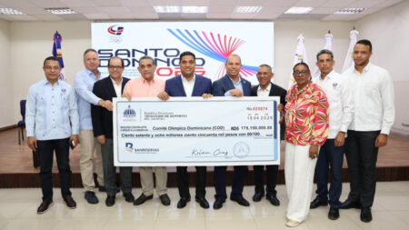 Government delivers RD8 million for athletes ahead of XXV Central American and Caribbean Games
