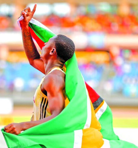 Guyana strikes early with five medals, including mixed 4x400m relay record on CARIFTA opening day Guyana strikes early with five medals, including mixed 4x400m relay record on CARIFTA opening day