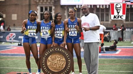 Hydel win fifth straight high school girls’ 4x400m title at Penn Relays