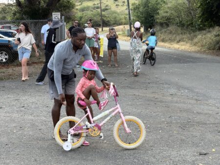 Junior Athletes Try On Triathlon