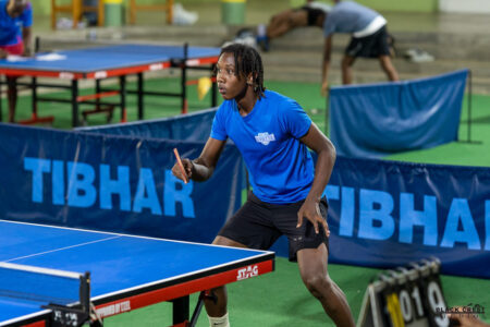 Kimoni Shoy Represents SVG with Pride at Regional Table Tennis Championships