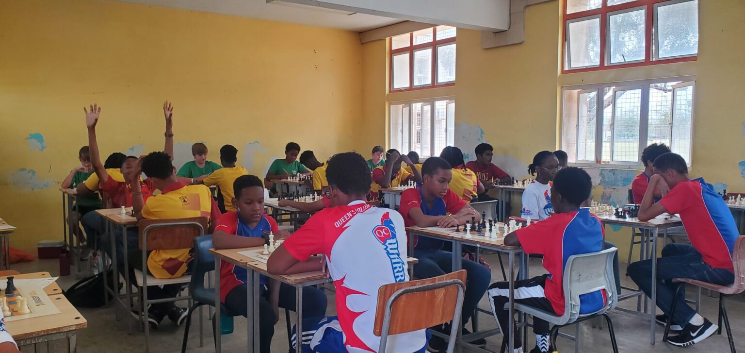 Queen’s College sweep secondary school chess championships Queen’s College sweep secondary school chess championships