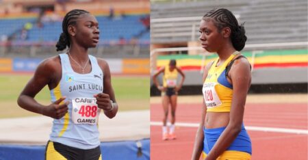 Saint Lucia win gold and Barbados bronze in CARIFTA Games Saint Lucia win gold and Barbados bronze in CARIFTA Games