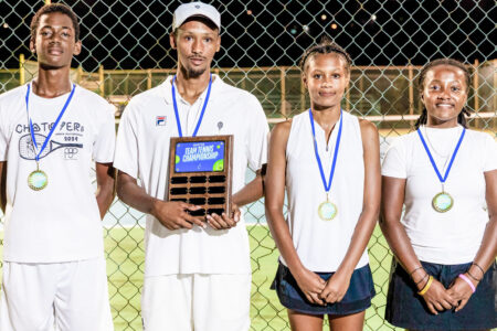 Vincy Pros top Tennis Team Tournament