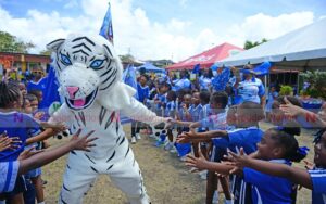 West Terrace celebrate NAPSAC glory